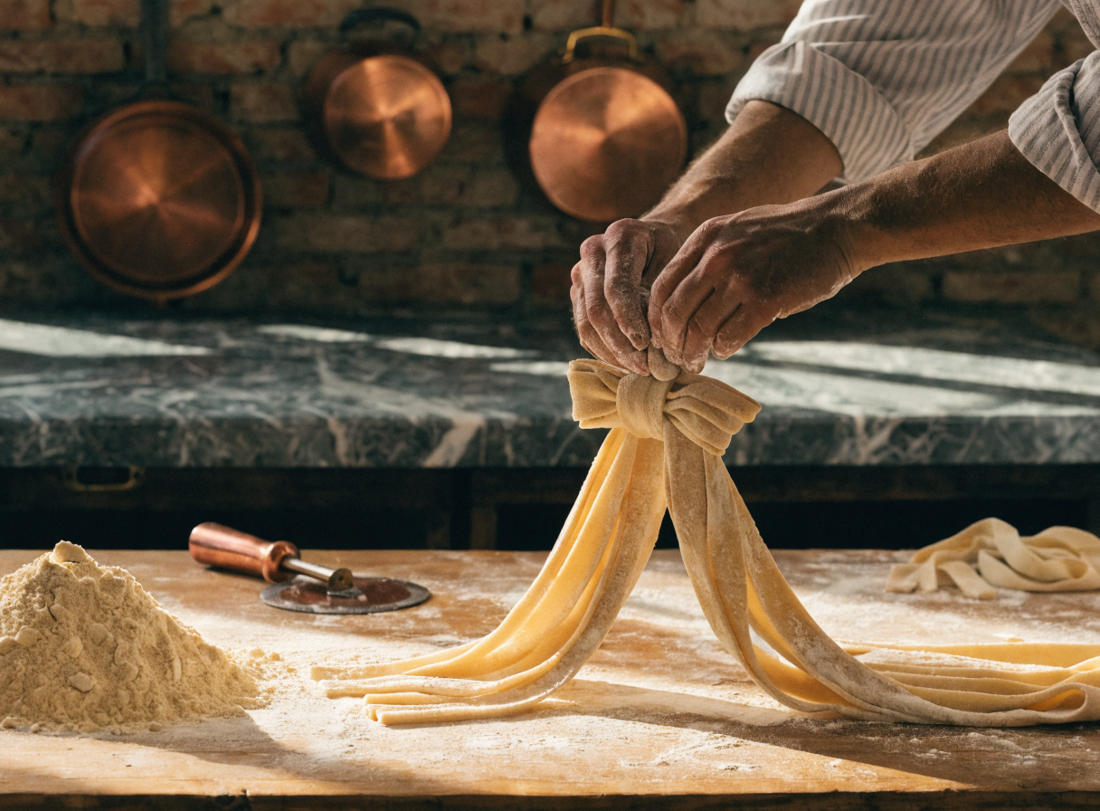 Hand-rolled pasta